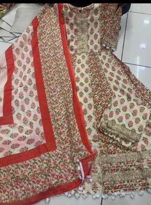 Cotton Jaypur Ghera Kurti 5